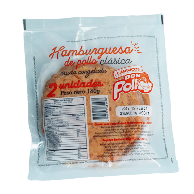 Hamburguesa clásica duo